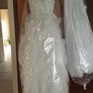 Soft White Wedding dress